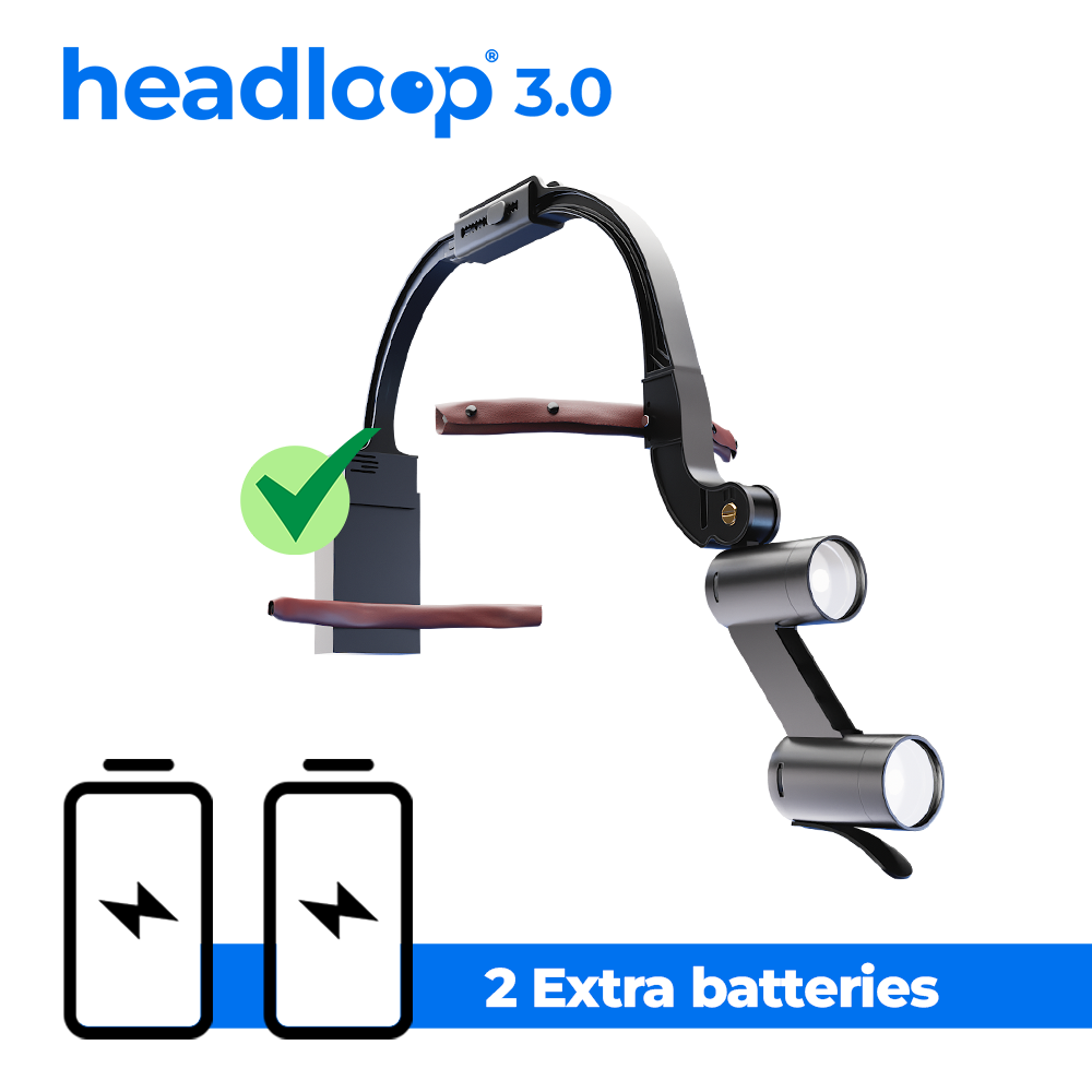 Extra batteries for Headloop 3.0